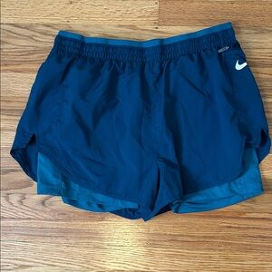 Nike Teal Running Shorts